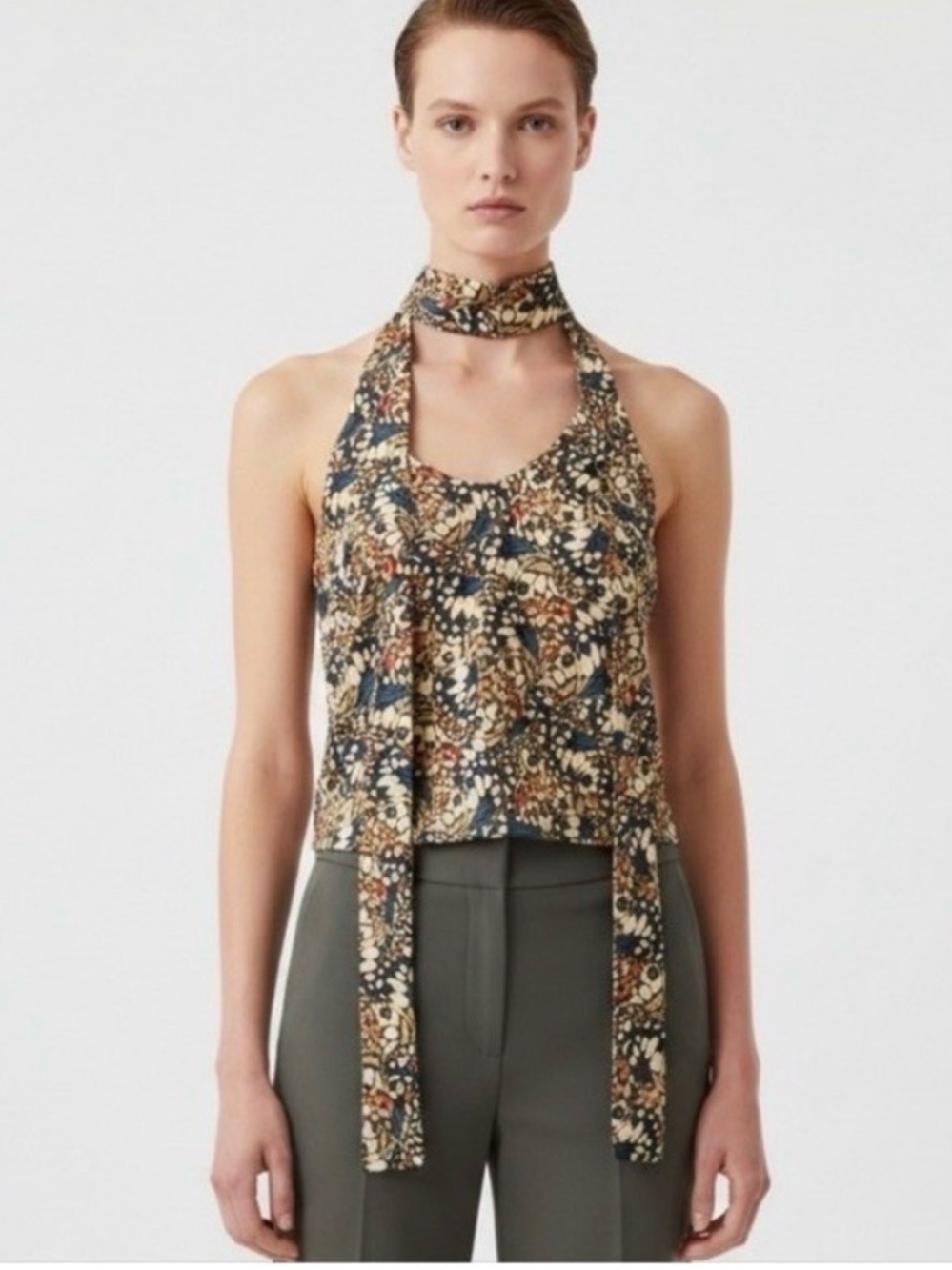 Wildfang The Empower Satin Cami Butterfly Size Medium NWT